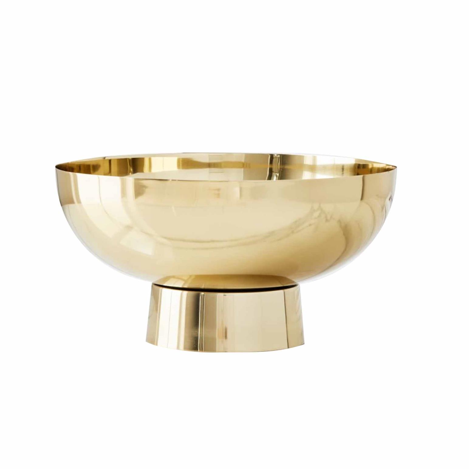 West Elm Pure Foundations Metal Vases Centerpiece Bowl